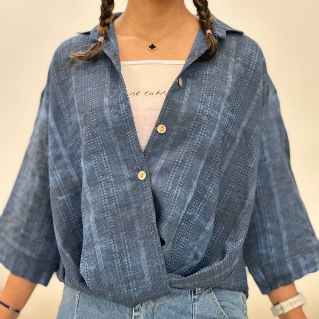 خرید اینترنتی شومیز گره سر خود