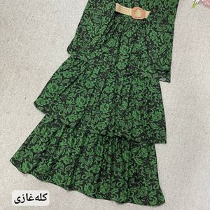 قیمت پیراهن زنانه طبقه ای + کمربند