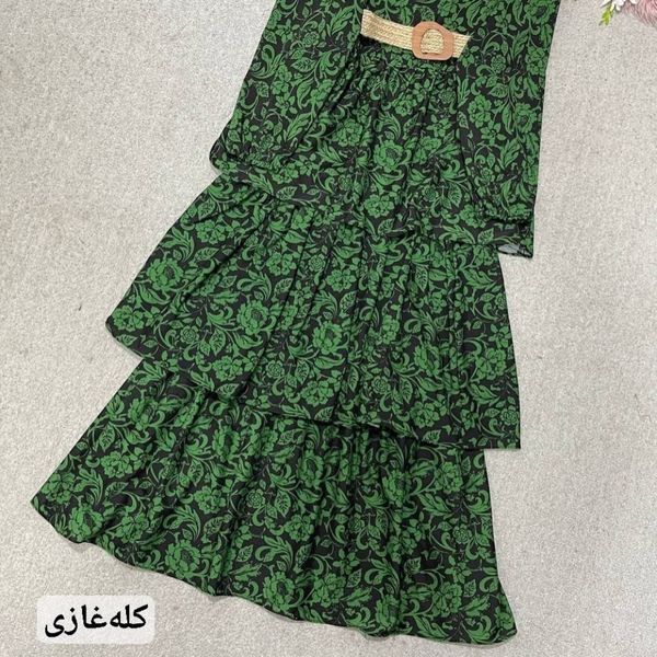 پیراهن زنانه طبقه ای + کمربند