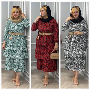 قیمت ارزان پیراهن زنانه طبقه ای + کمربند