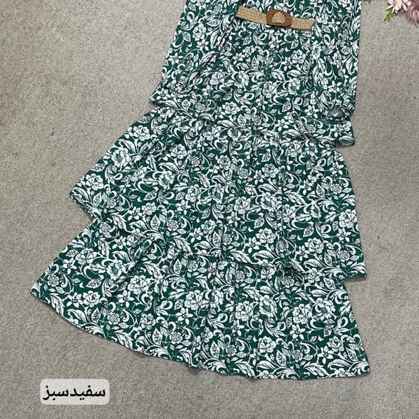پیراهن زنانه طبقه ای + کمربند