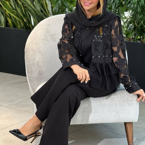 مانتو تابستانی مجلسی زنانه مدل نگین
