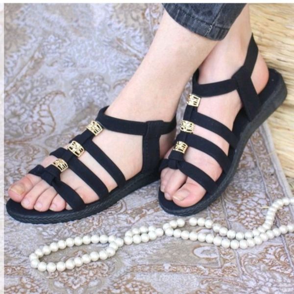 صندل زنانه تابستانی مدل سه مهره