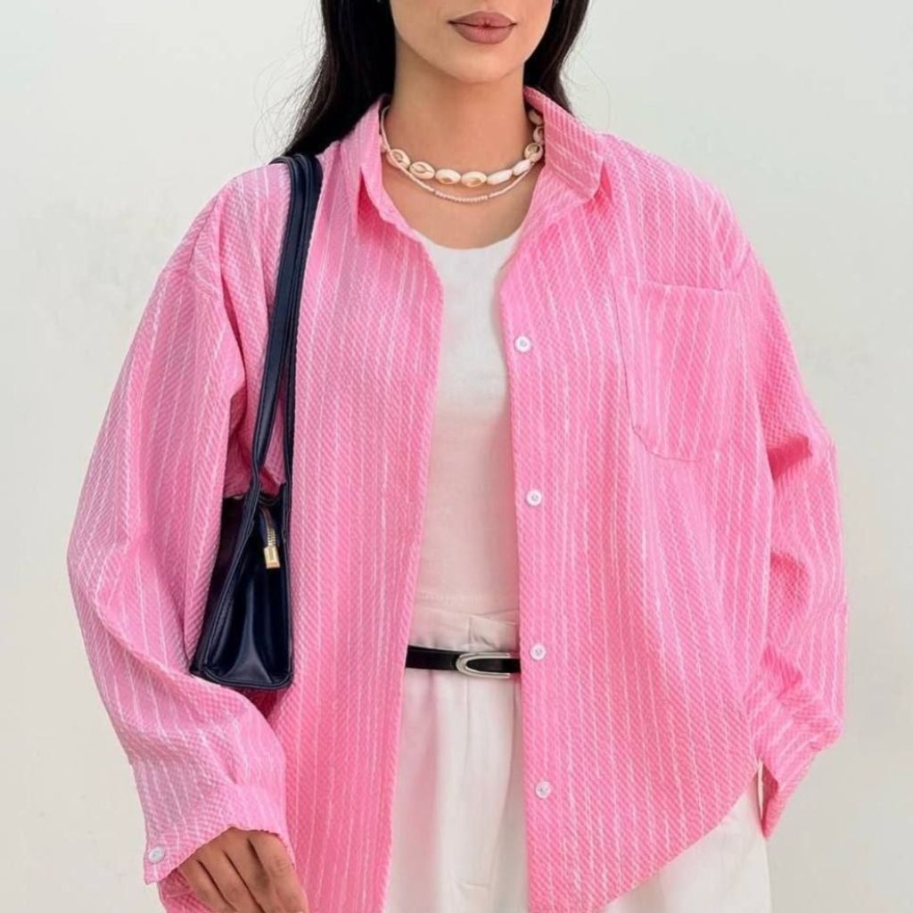 قیمت شومیز استین‌گت‌دار راه راه