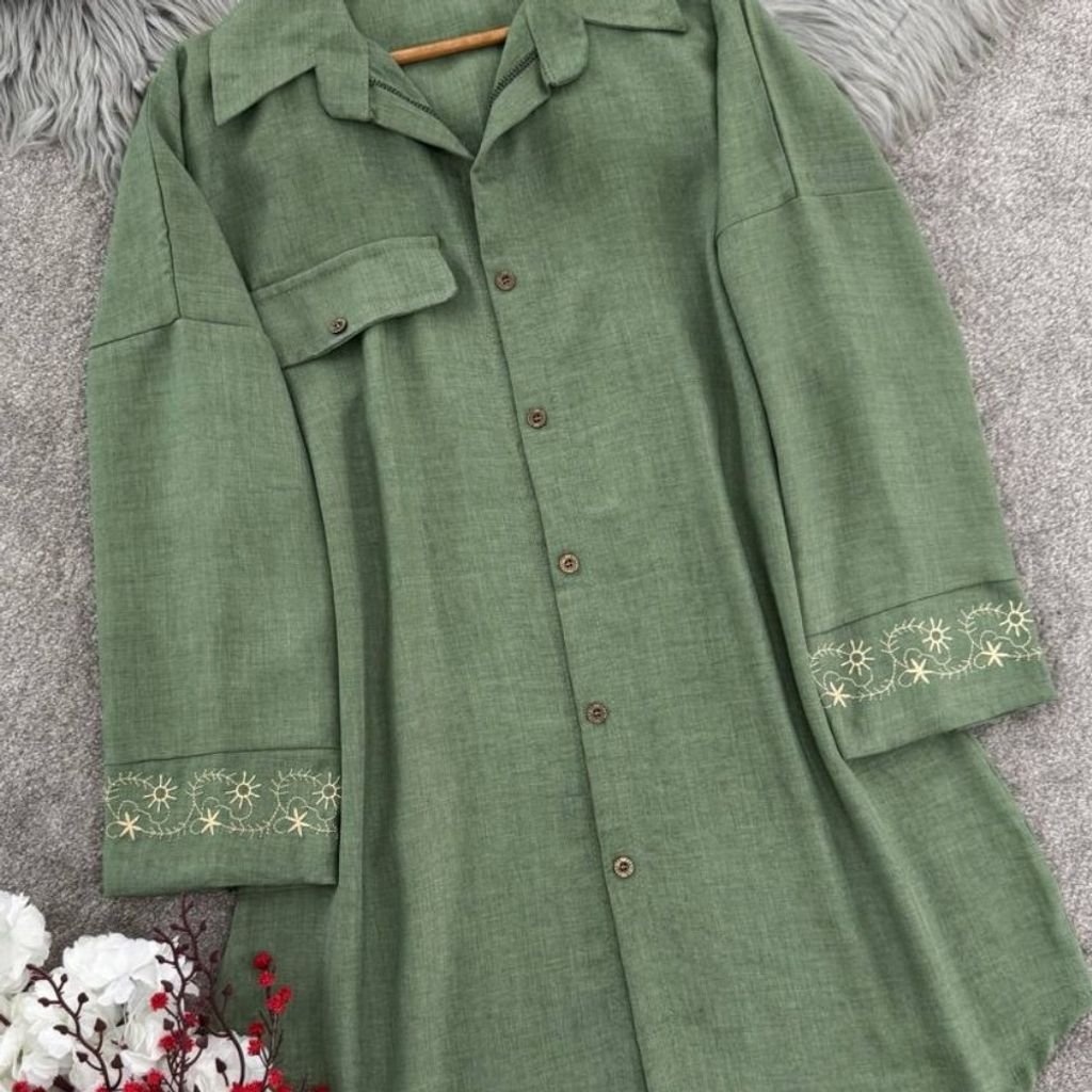 خرید انلاین مانتو مچ گلدوزی