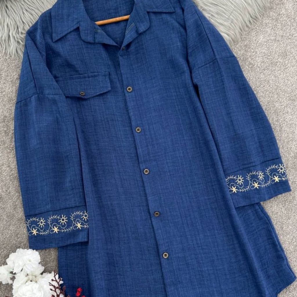 خرید انلاین مانتو مچ گلدوزی