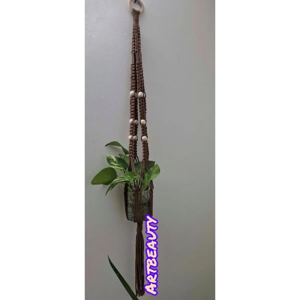 گل اویز مکرومه بافی طرح رونیا