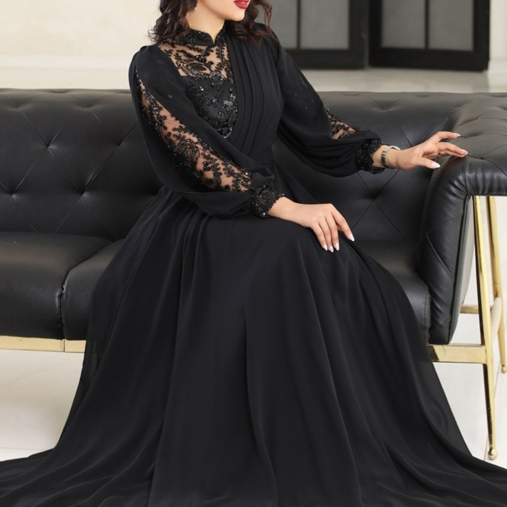 خرید آنلاین ماکسی مجلسی کرپ حریر