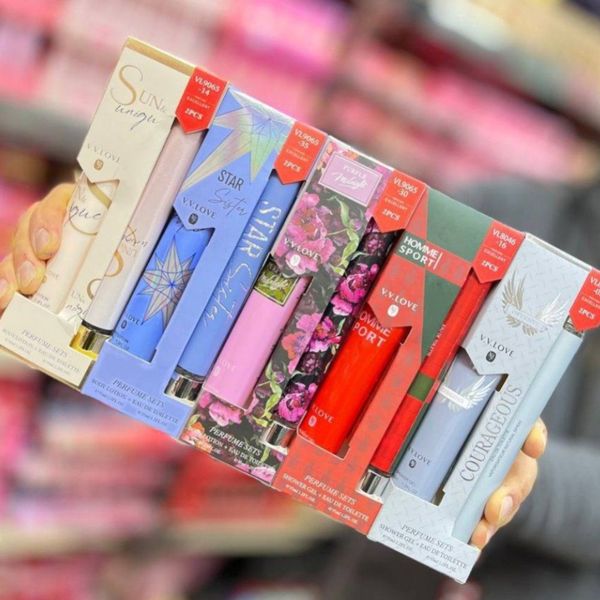 ست عطر و لوسیون زنانه عطر و ژل شیور مردانه