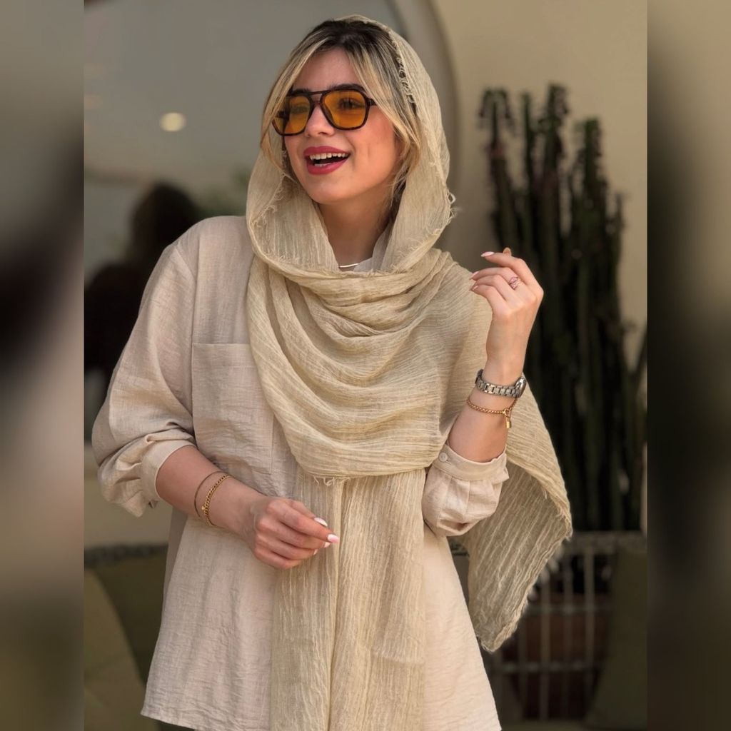 خرید انلاین شال کنفی دورریش