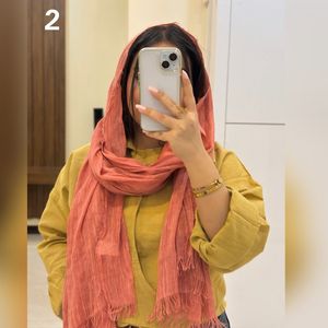 خرید آنلاین شال کنفی دورریش