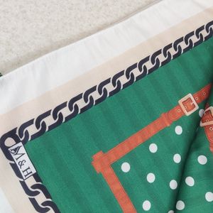 خرید انلاین شال نخی زنانه سبز طرح دار