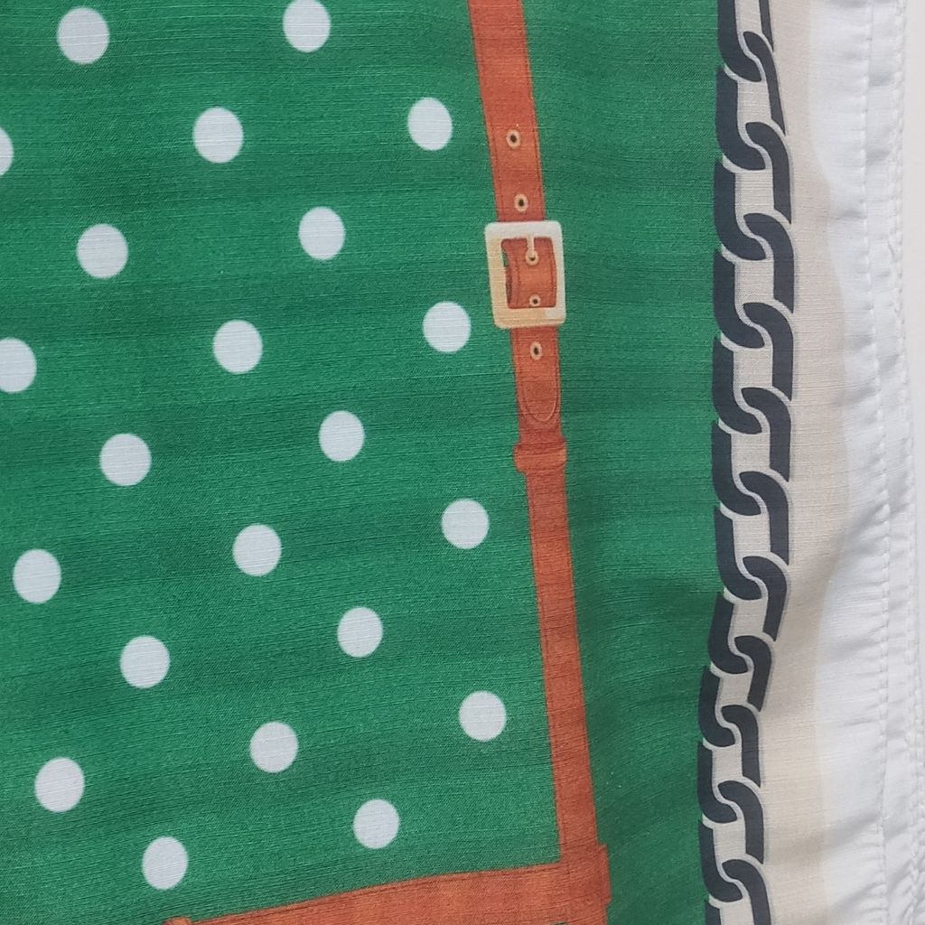 خرید آنلاین شال نخی زنانه سبز طرح دار