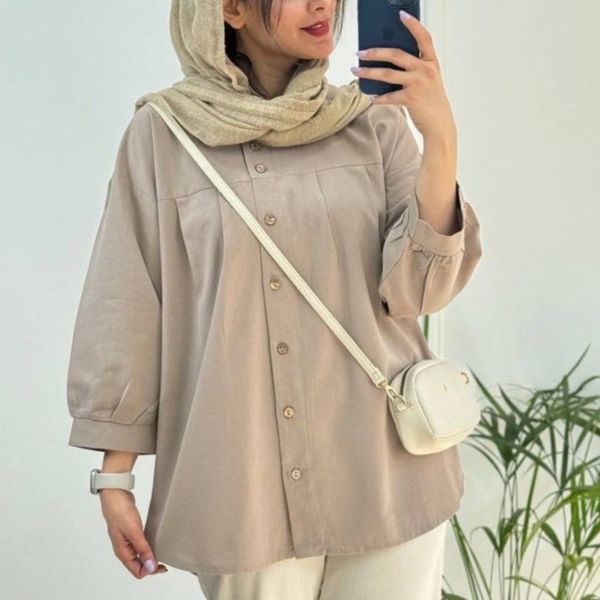 شومیز لنین یک طرفه پیله دار