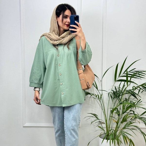 شومیز لنین یک طرفه پیله دار