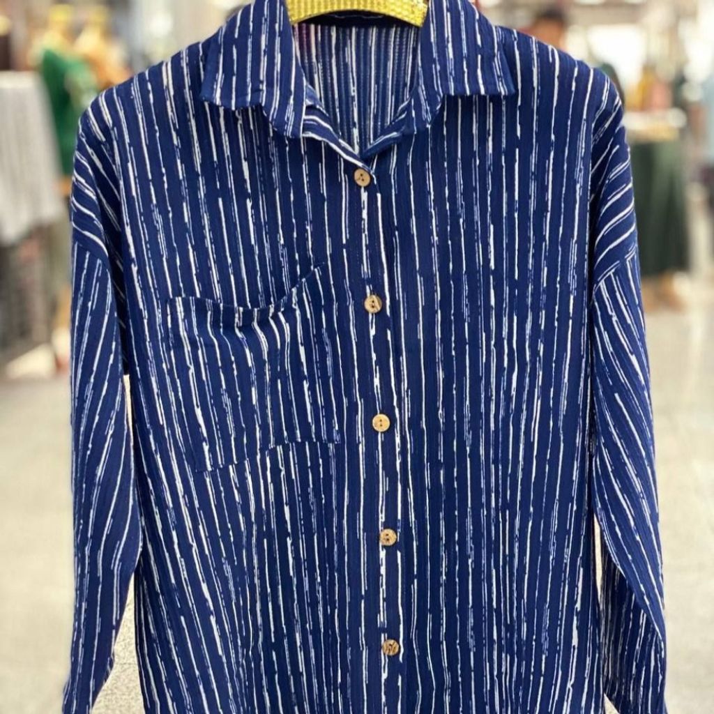 خرید آنلاین شومیز راه راه زنانه