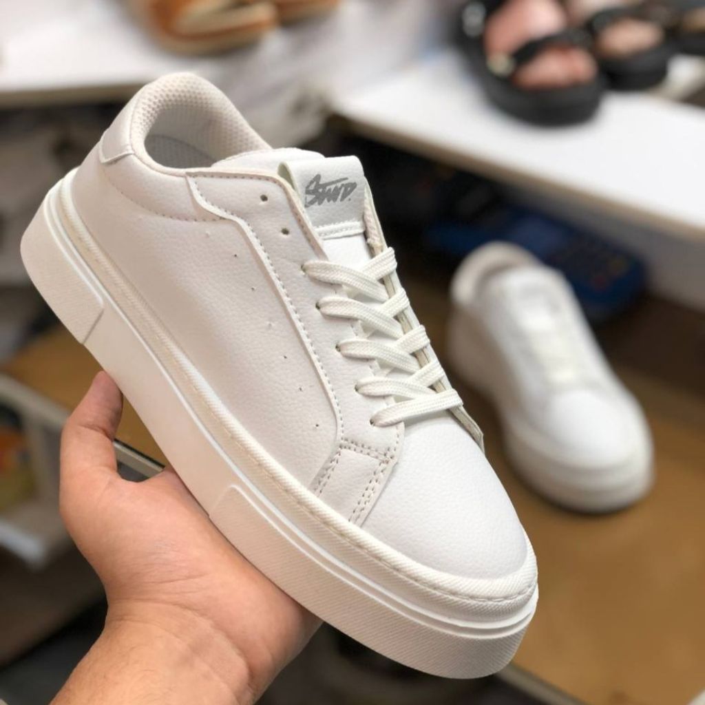 مشخصات کفش ونس برشکا سفید مردانه دور دوخت