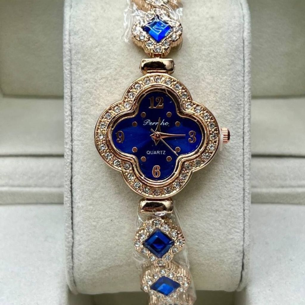 مشخصات ساعت زنانه نگین رنگی