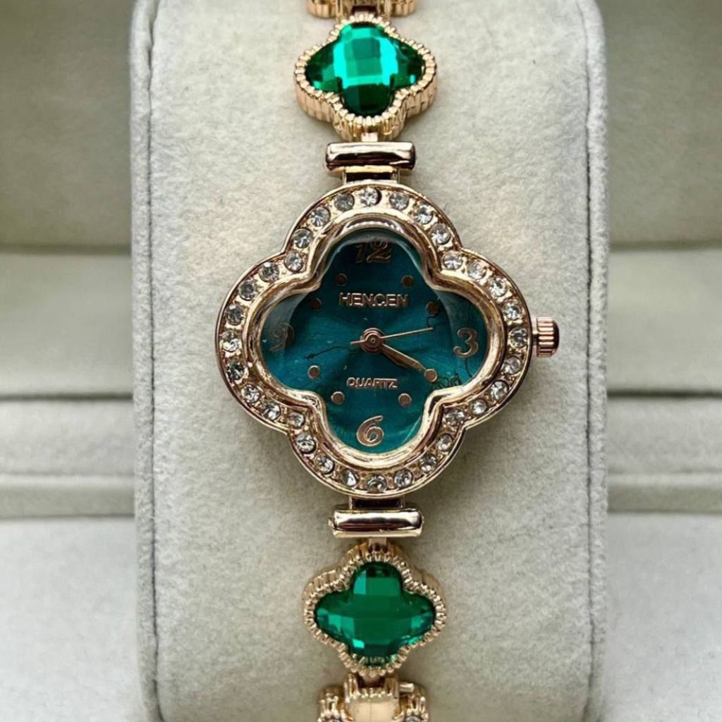 فروش اینترنتی ساعت زنانه نگین رنگی