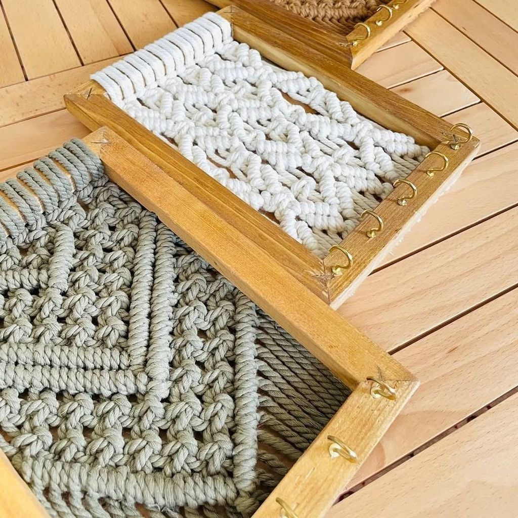 مشخصات جاکلیدی چوبی مکرومه طرح آسنا