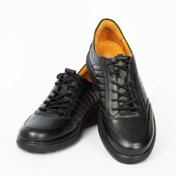 کفش چرم طبیعی مردانه مدل سیلور بندی کد 3119