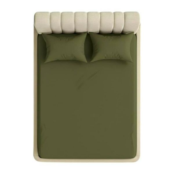 روتختی دونفره عرض 160 کشدار تترون ساده (رنگ سبز)