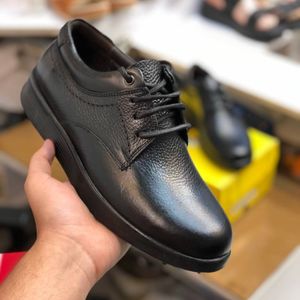 قیمت کفش چرم مردانه بندی مدل کاج رنگ مشکی