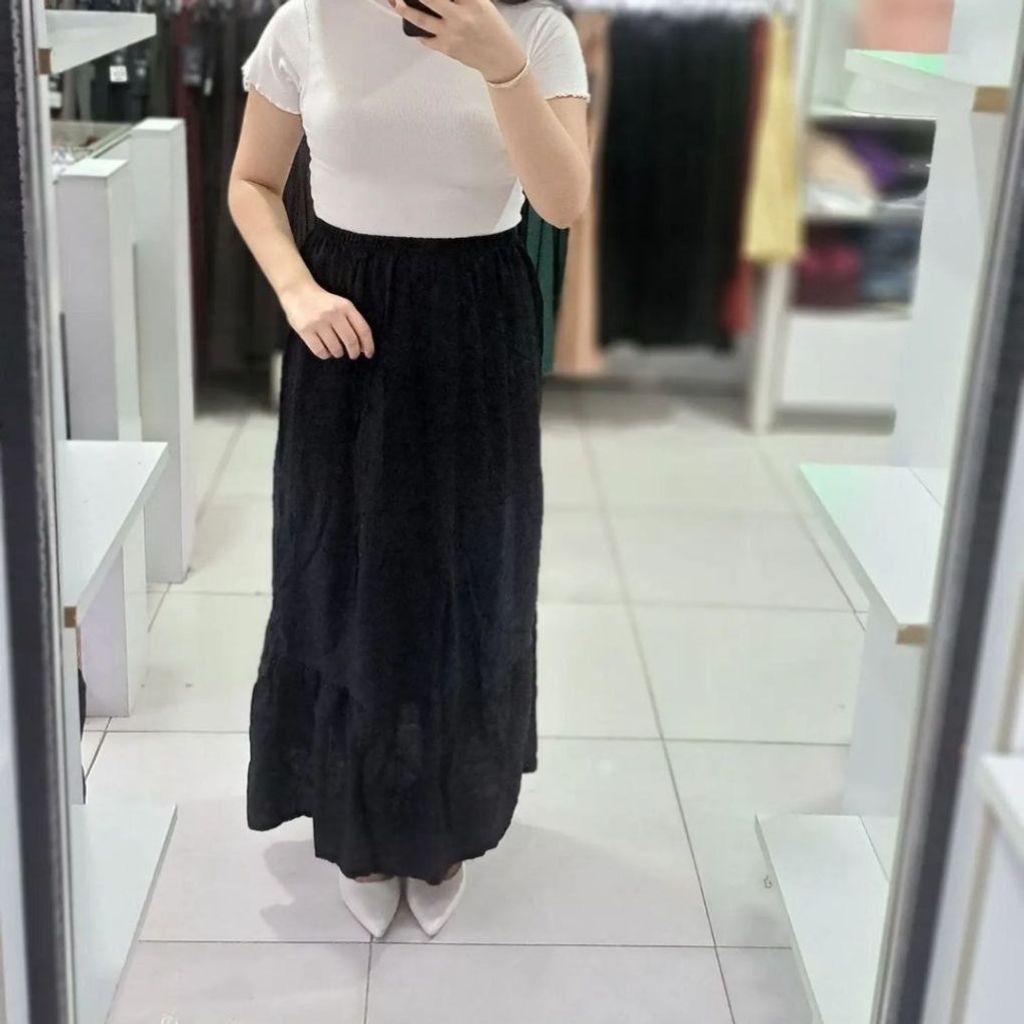 مشخصات دامن زنانه نخی رنگی رنگی