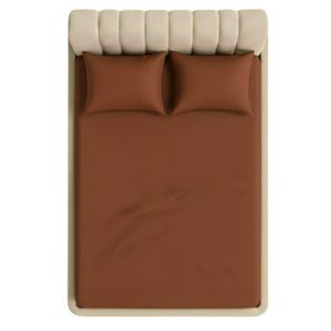 روتختی کشدار تترون ساده دونفره عرض 160 (شکلاتی)