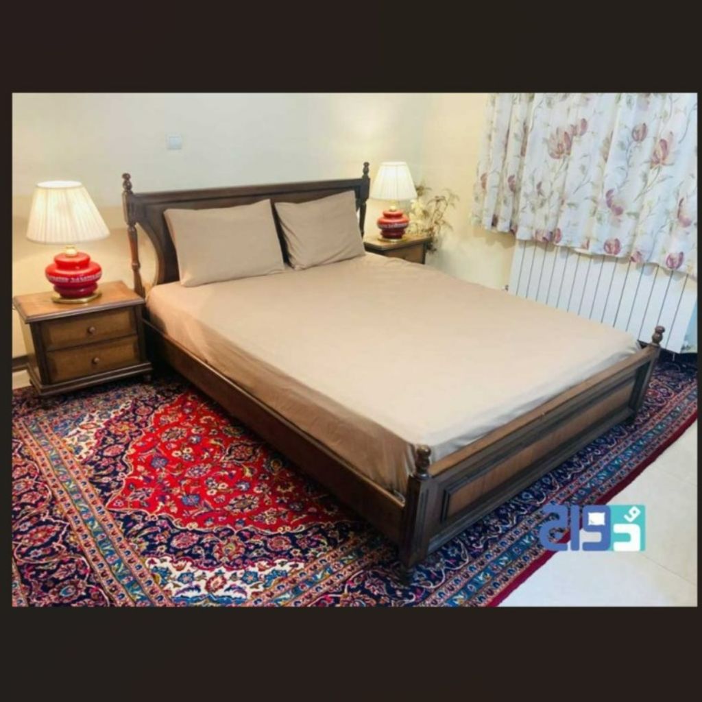 خرید انلاین روتختی کشدار تترون ساده دونفره عرض 160 (رنگ نسکافه ای)