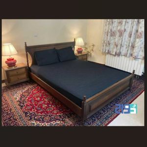 روتختی دونفره عرض 160 کشدار تترون ساده مشکی