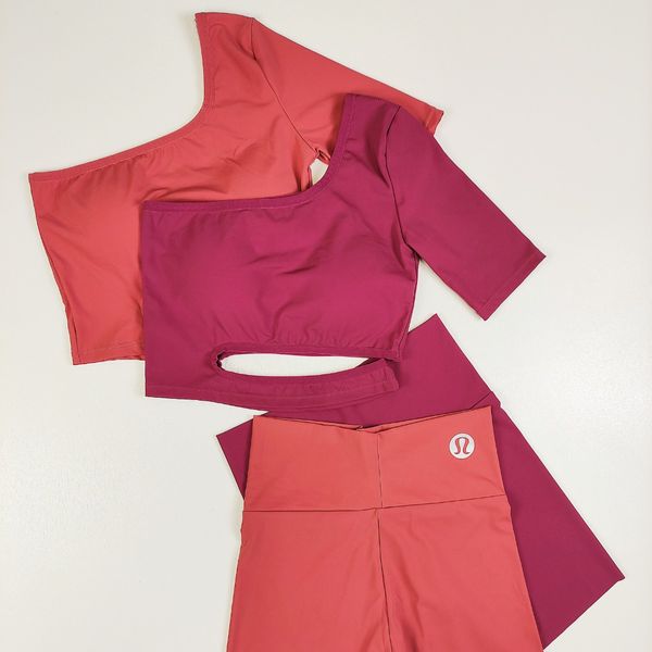 ست نیم تنه رومی و شلوارک لیزری