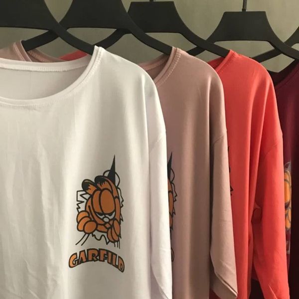 تیشرت لانگ و لش گارفیلد