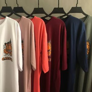 مشخصات تیشرت لانگ و لش گارفیلد