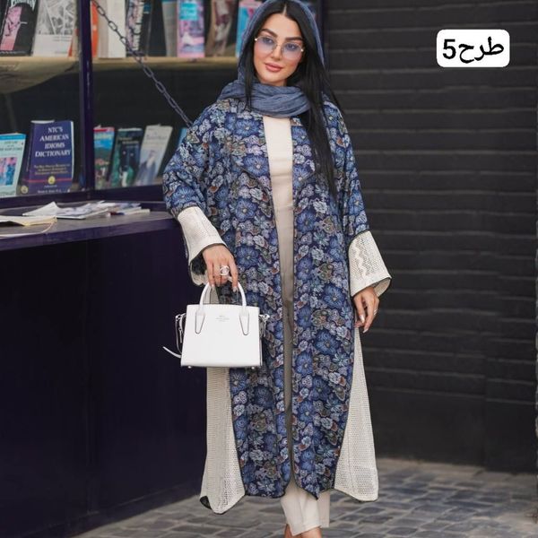 مانتو بلند عبایی باتیک‌ هندی اعلا