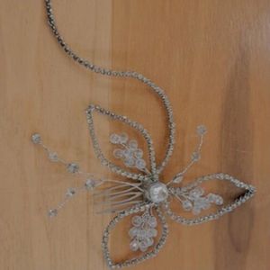 ریسه مو و شنیون مو کریستالی مرواریدی