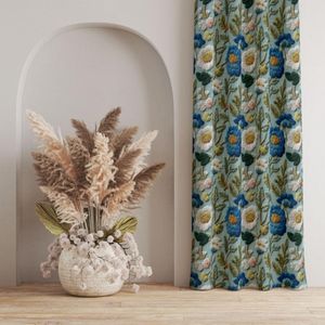 مشخصات پارچه مخمل روبالشی پارچه باما طرح سه بعدی گل خاطره کد 5014226