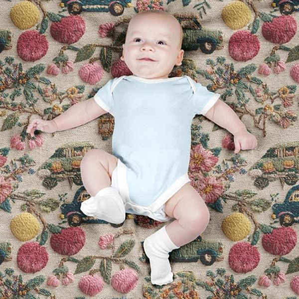 پارچه مخمل روبالشی پارچه باما طرح سه بعدی ماشین نوستالژی کد 5014232