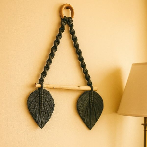 هولدر دستمال مکرومه بافی طرح سمین