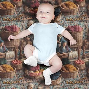 مشخصات پارچه مخمل روبالشی پارچه باما طرح سه بعدی بازار قدیمی کد 5014246