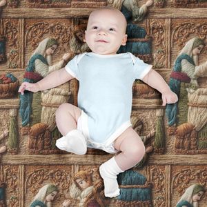 خرید آنلاین پارچه مخمل روبالشی پارچه باما طرح سه بعدی بازار قدیمی کد 5014251