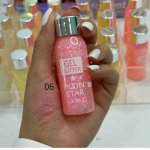 گلیتر ژل صورت و بدن براق