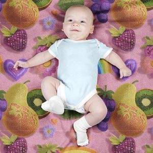 خرید اینترنتی پارچه مخمل روبالشی پارچه باما طرح سه بعدی میوه ها کد 5014427