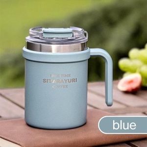فروش اینترنتی تراول ماگ SITARAYURI اصلی رنگ آبی | بطری عایق حرارتی 500ml با نی و آسان نو