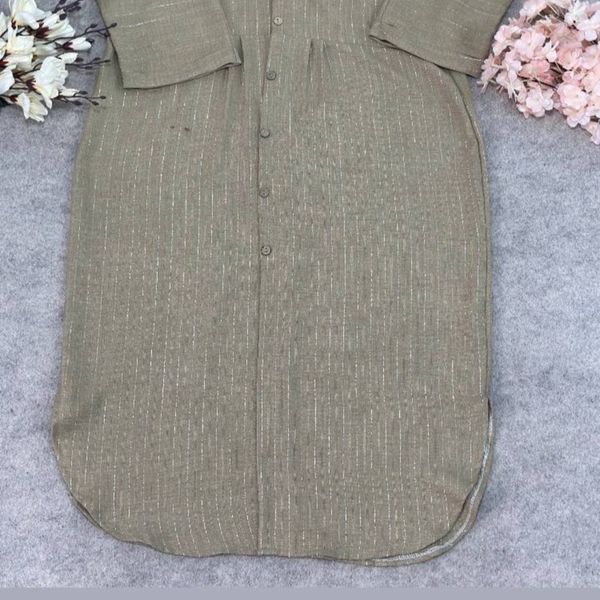 مانتو بلند دکمه دار فانوس