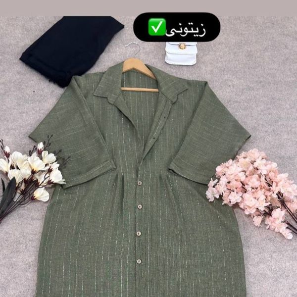 مانتو بلند دکمه دار فانوس