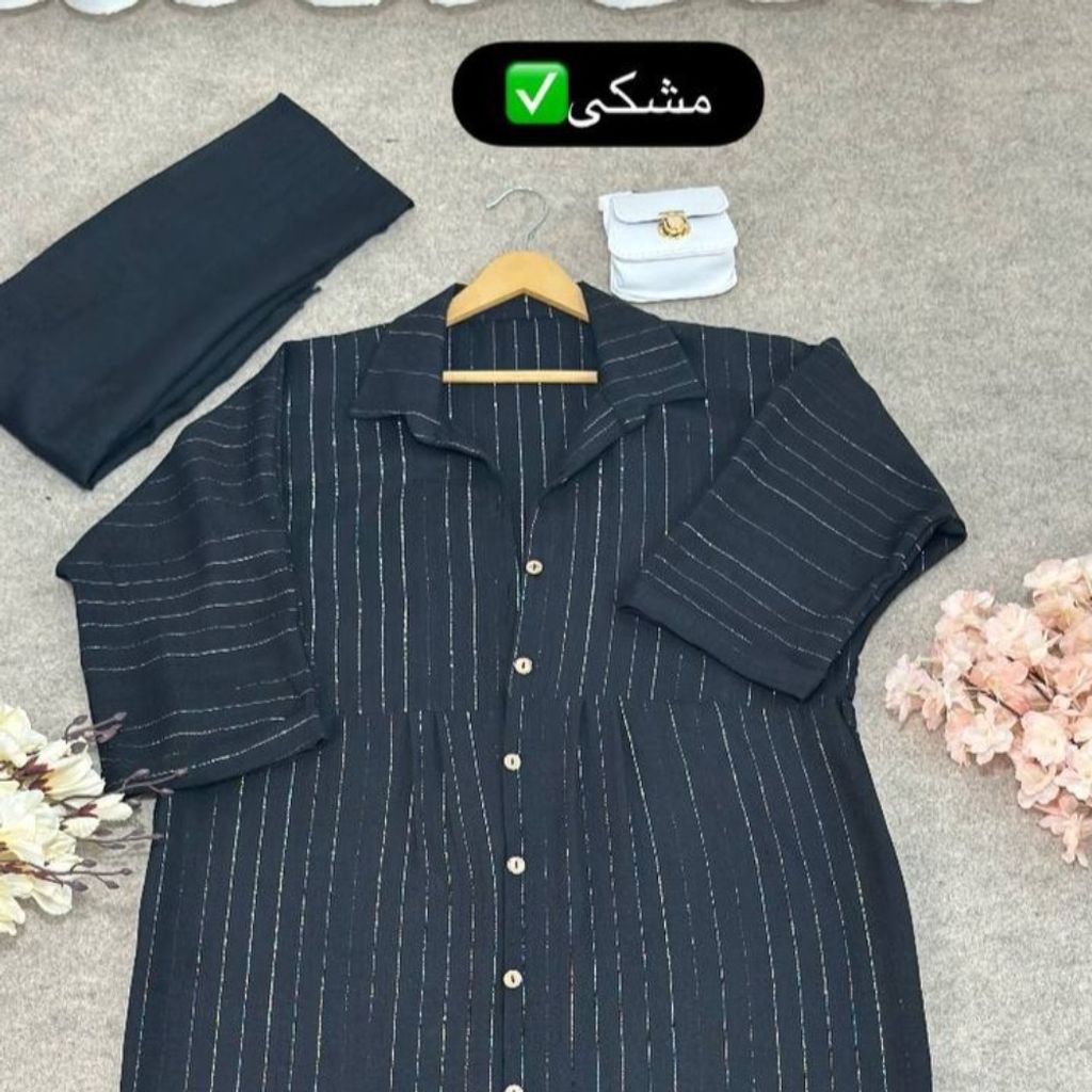 قیمت مانتو بلند دکمه دار فانوس