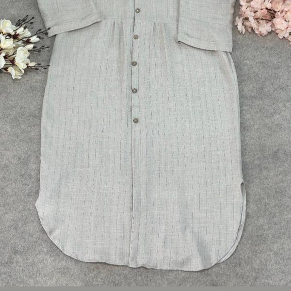 مانتو بلند دکمه دار فانوس