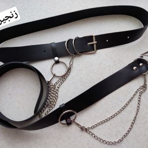 خرید اینترنتی کمربند چرم مصنوعی