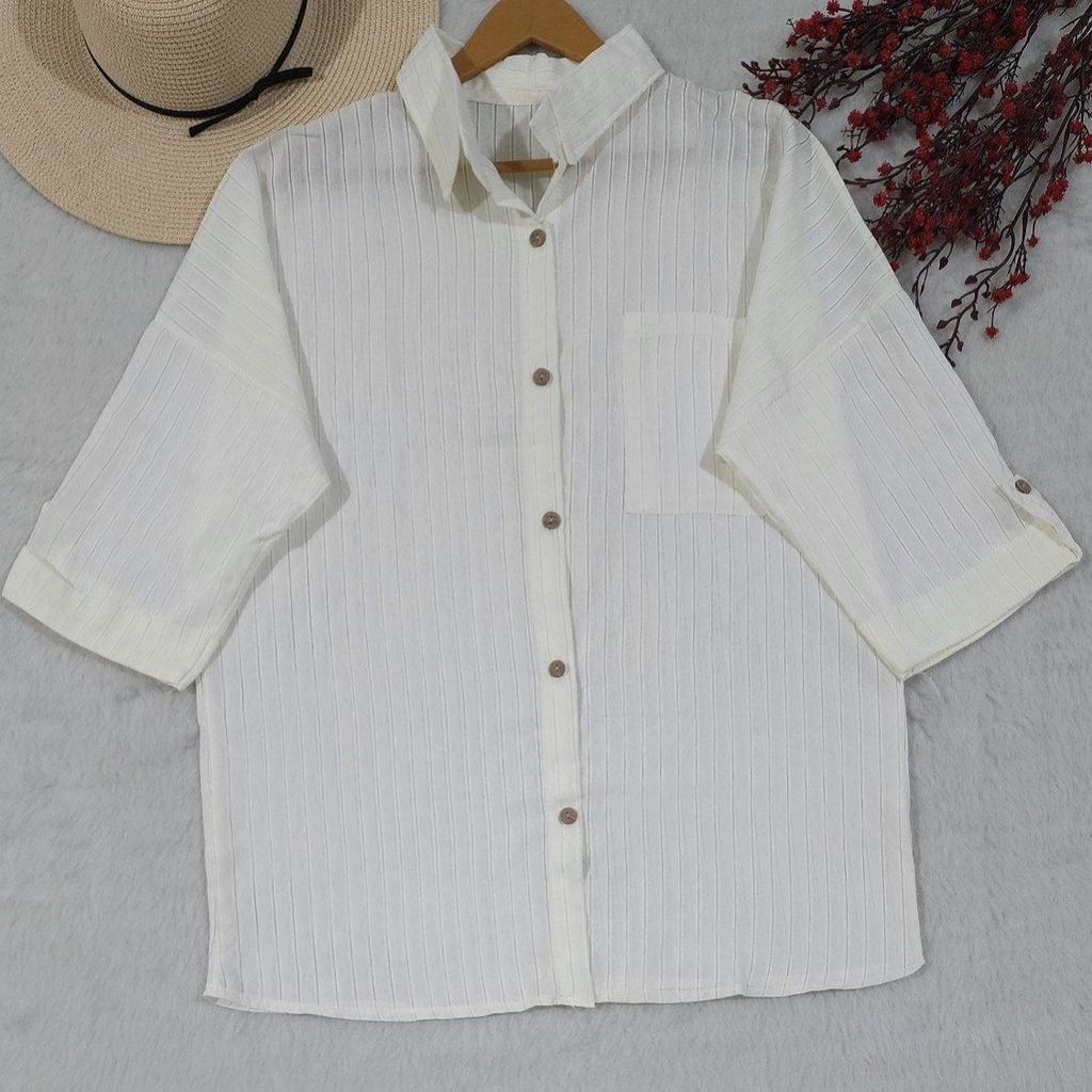 خرید اینترنتی شومیز مانتویی ساحل